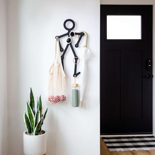 Three by Three Seattle FITCHECK Wall Rack in Black Metal