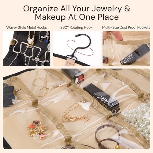 Boxy Concepts Necklace Holder 2 Pack Wall Mount