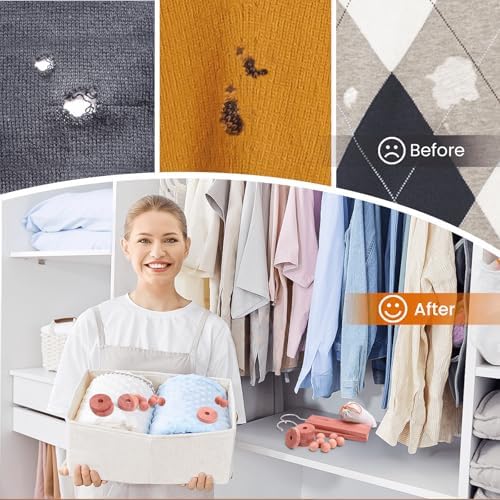 Homode Cedar Blocks for Clothes Storage 40 Pack