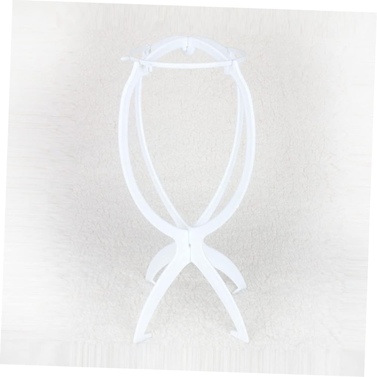 6pcs Durable Wig Stand Holder for Wigs and Hats Collapsible Hair Display Support