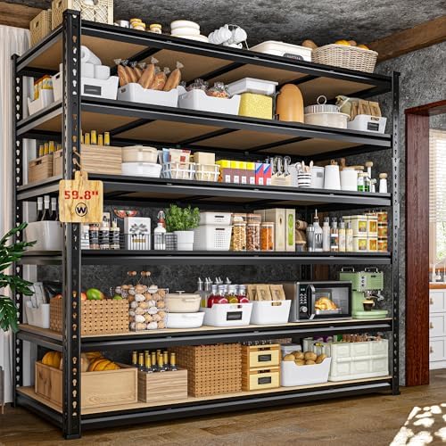 Heavy Duty Adjustable Metal Shelf Unit 838 H 598 W 3000LBS Storage Shelves