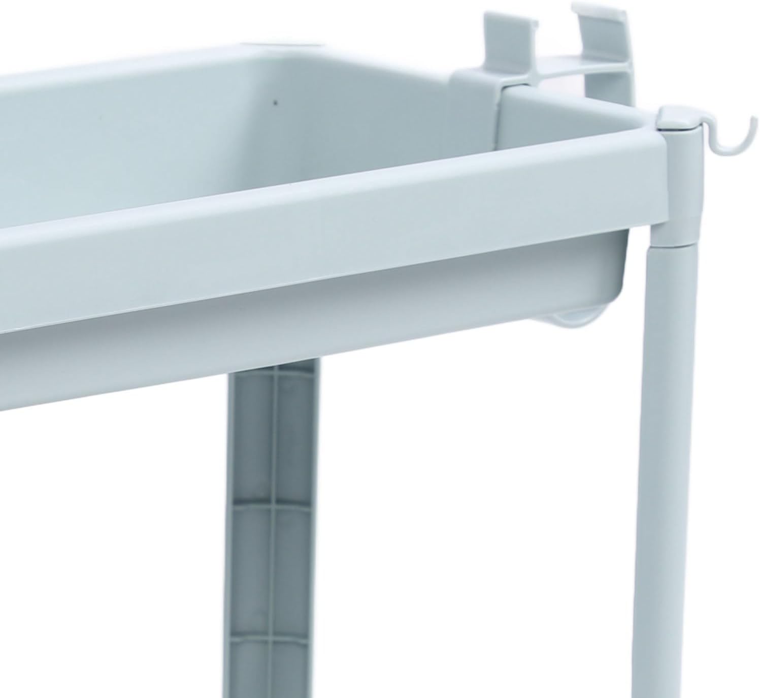 Bathroom Floor Storage Shelf with 3 Layers and Wheels