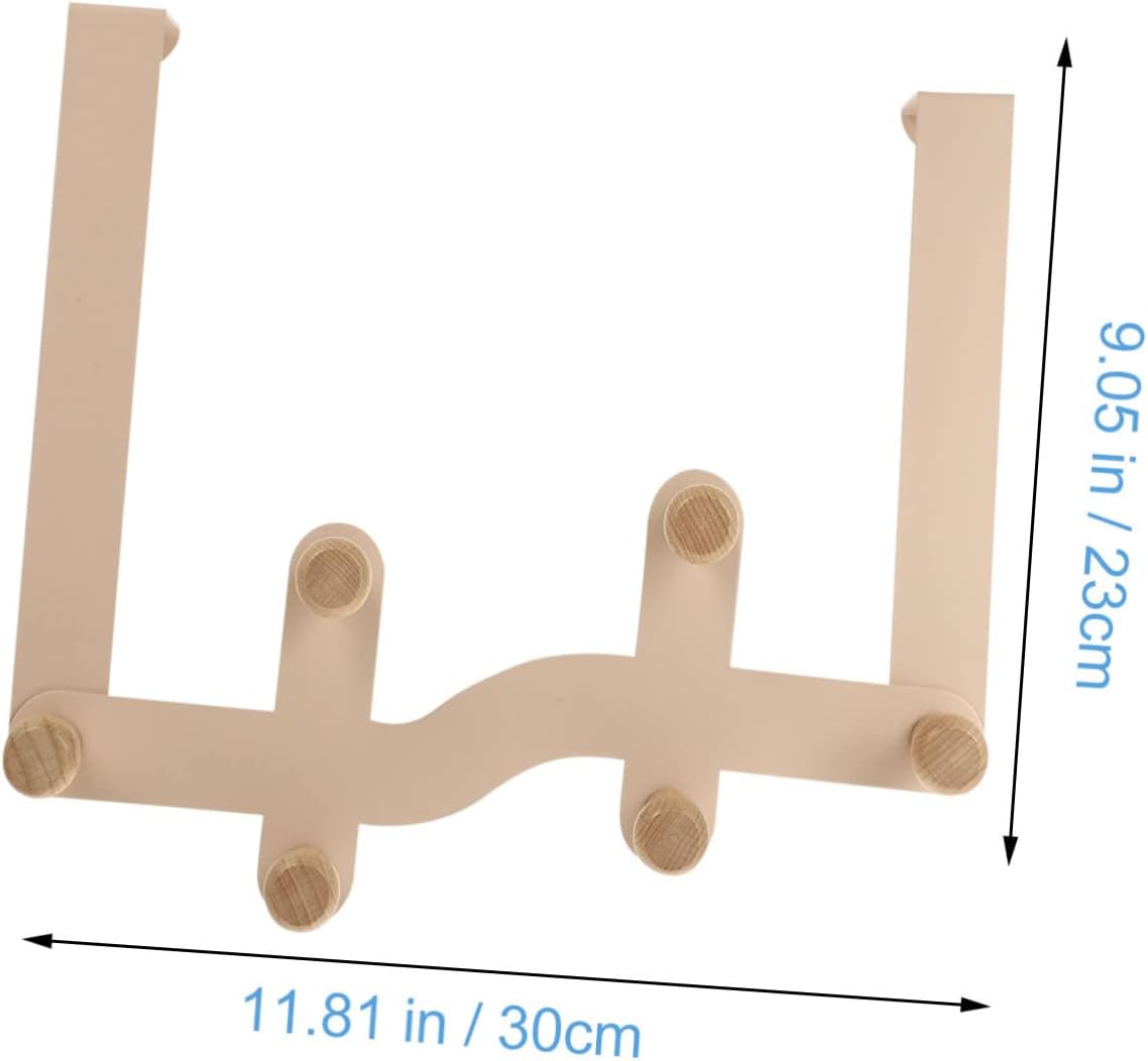Wooden Door Hooks for Hanging Storage and Organization