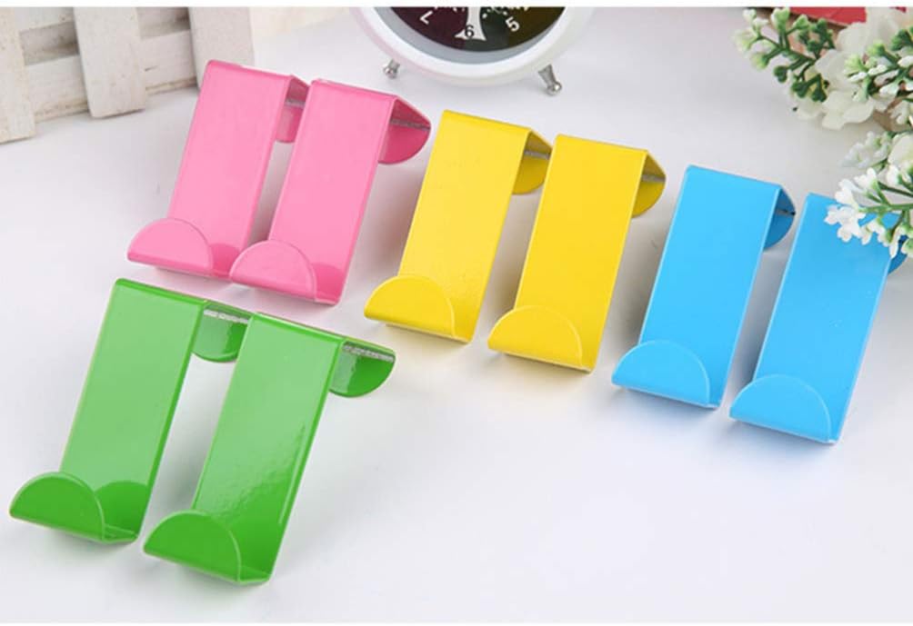 NUOBESTY 10 Pcs Door Hooks for Towels Keys and More