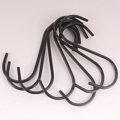 50 Pack Black S Hooks Heavy Duty Kitchen Storage Hooks
