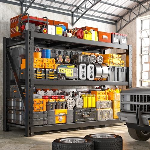 Bepatio 3-Tier Heavy Duty Garage Shelving Industrial Metal 24x60x66