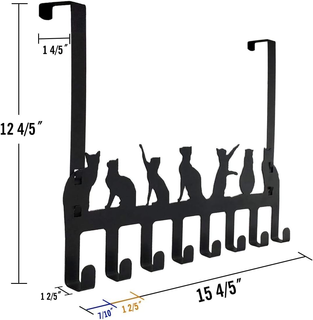 Wintek Over the Door Hook Hanger with 8 Hooks
