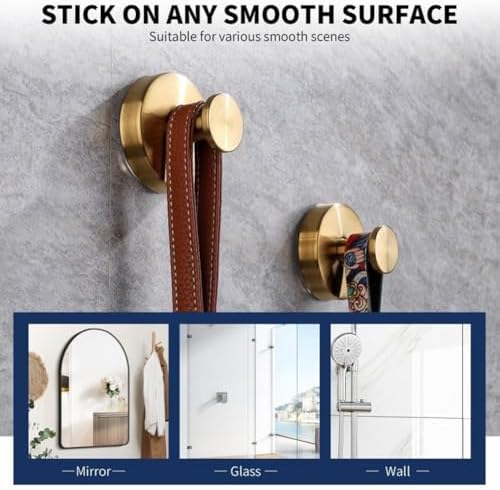 2025 Upgraded Suction Cup Hooks 6PCS No Drill