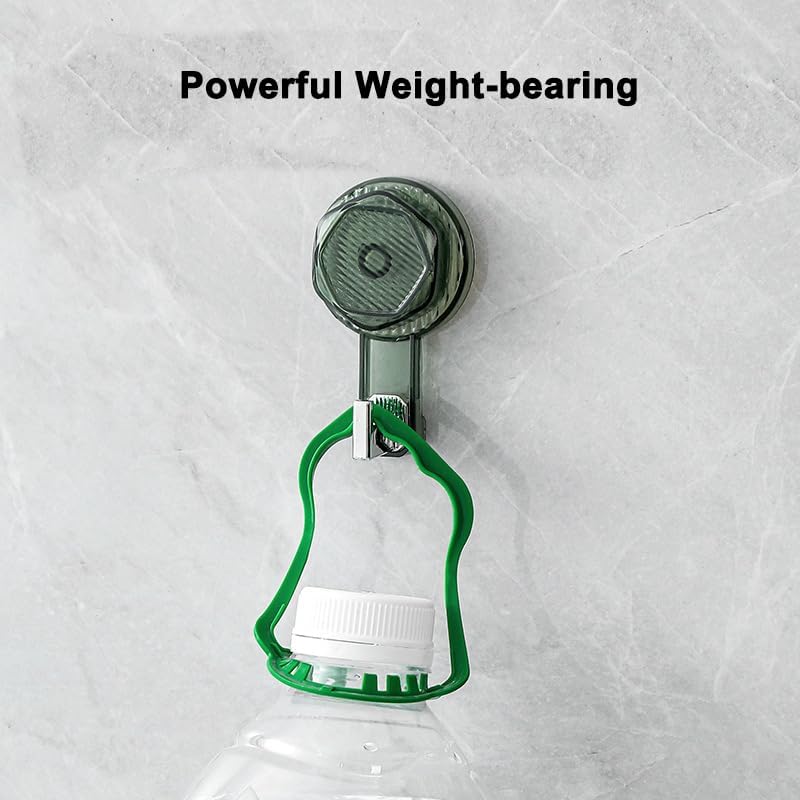 3 Pack Heavy Duty Vacuum Suction Cup Hooks for Wreaths and More