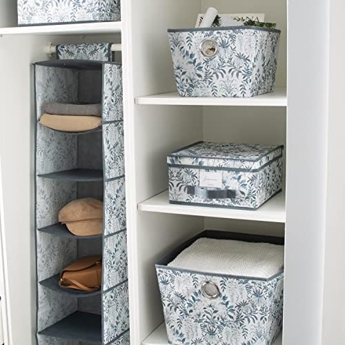 Laura Ashley Medium Storage Box 11x12x6 Foldable Closet Organizer