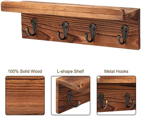 HRONRAD Rustic Key Holder for Wall