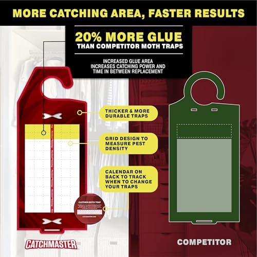 Catchmaster Clothes Moth Traps with PheroGuard Technology 6-Pack