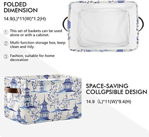 Susiyo Large Capacity Foldable Storage Baskets 2 Pack