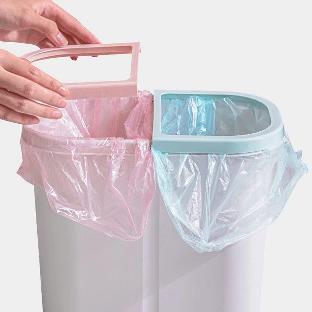 Bins Recycling Waste Bin For Kitchen Home Decor With Wooden Handle