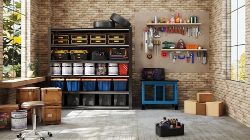 84 Inch Heavy Duty Garage Shelving 6 Tier Storage Unit