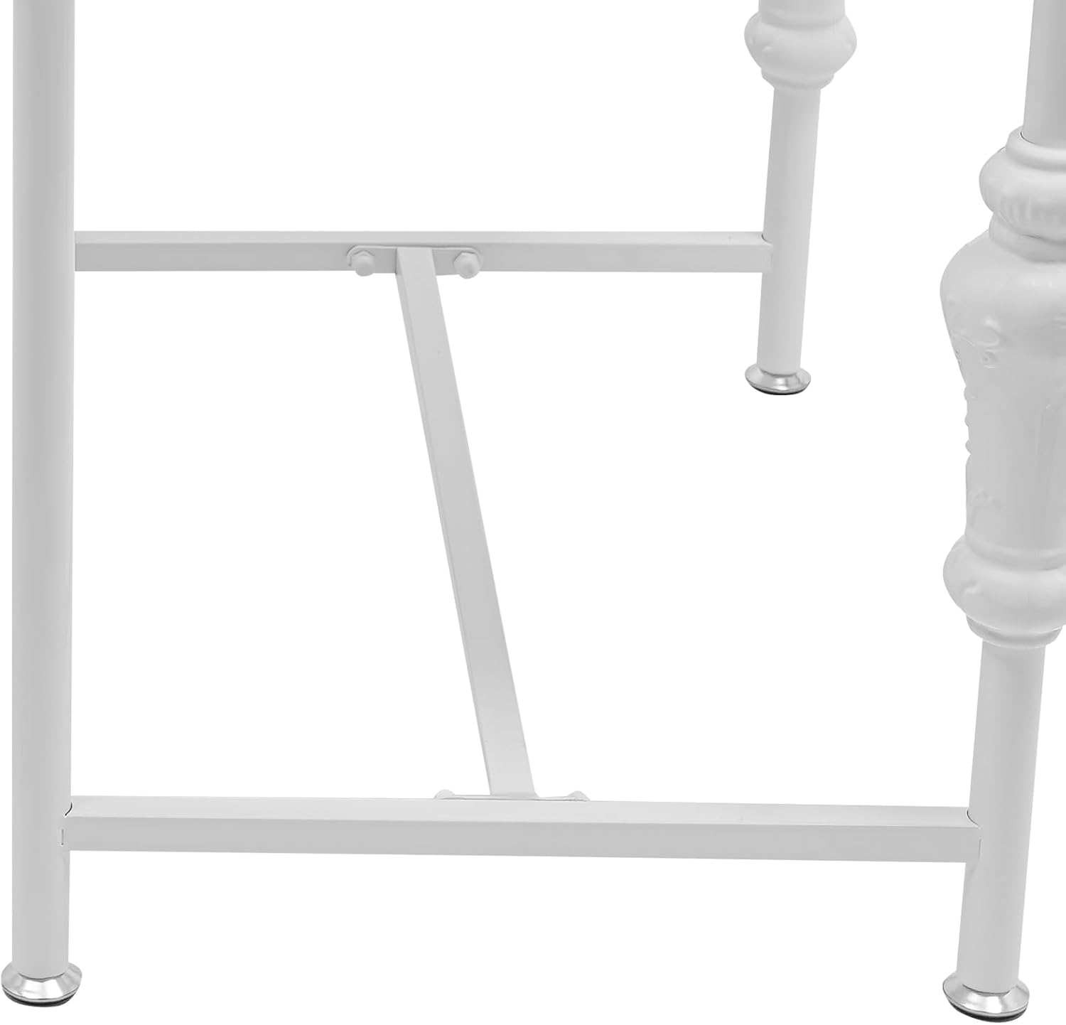 2 Pcs Free Standing Shoe Racks Metal Retail Display Tables