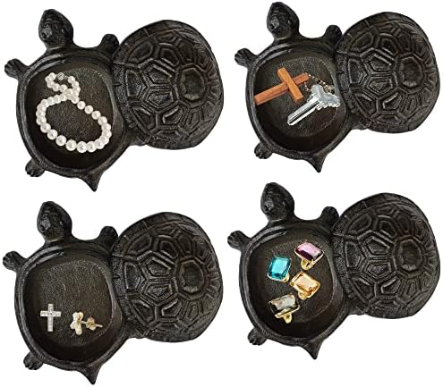 BSTGIFTS Cast Iron Turtle Key Hider