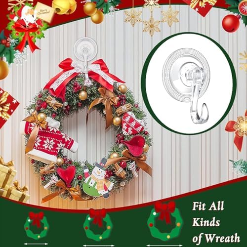 Big Size Suction Cup Hooks for Wreath Hanger