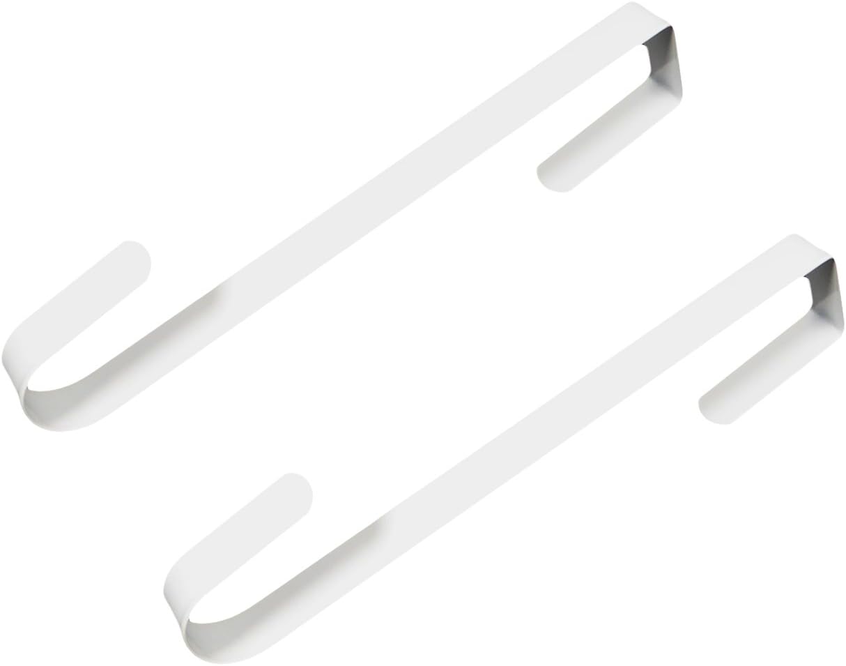 AnapoliZ 2 Piece White Metal Door Hanger