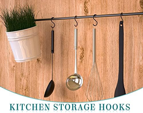 Sratte 120 Pcs S Hook Set for Hanging Decorations and Storage