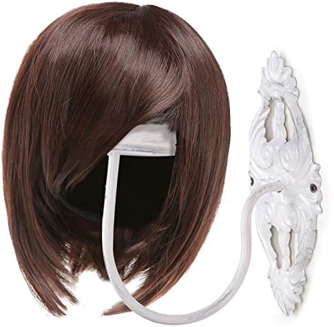 MyGift Wall Mounted Hat Wig Display Racks Set of 2