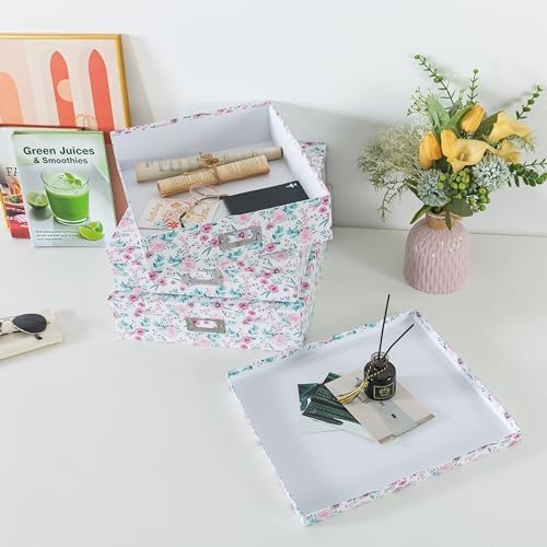 Soul Lane Floral Storage Boxes Set of 3
