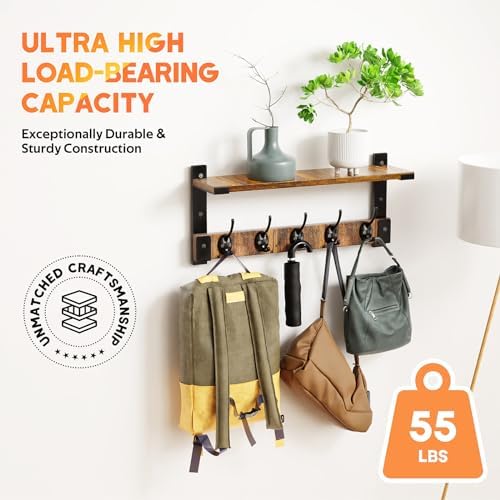 Oraich Wall Hooks with Shelf Coat Rack