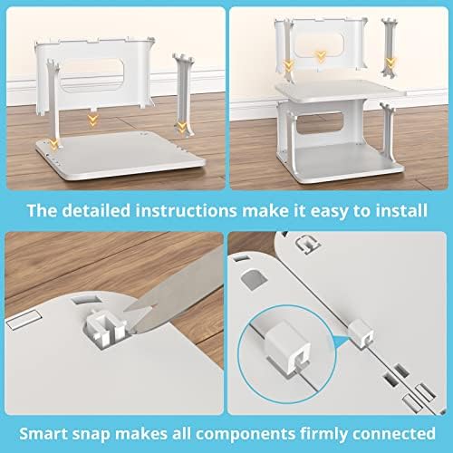 ZOINLIY Stackable Shoe Organizer for Small Spaces Grey Free Standing Rack