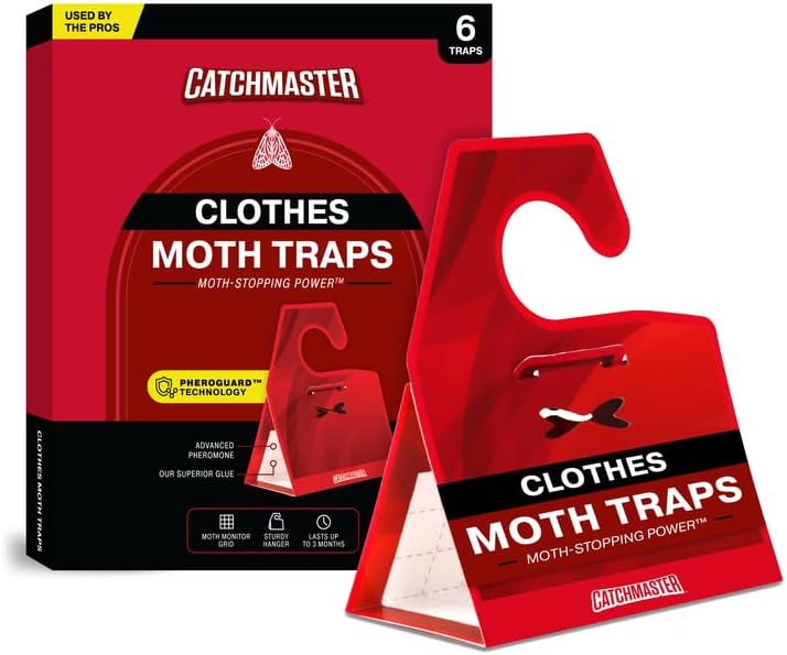 Catchmaster Clothes Moth Traps with PheroGuard Technology 6-Pack