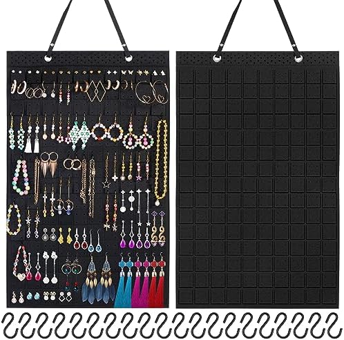 Caffox Wall Earring Holder with 20 Extra Hooks