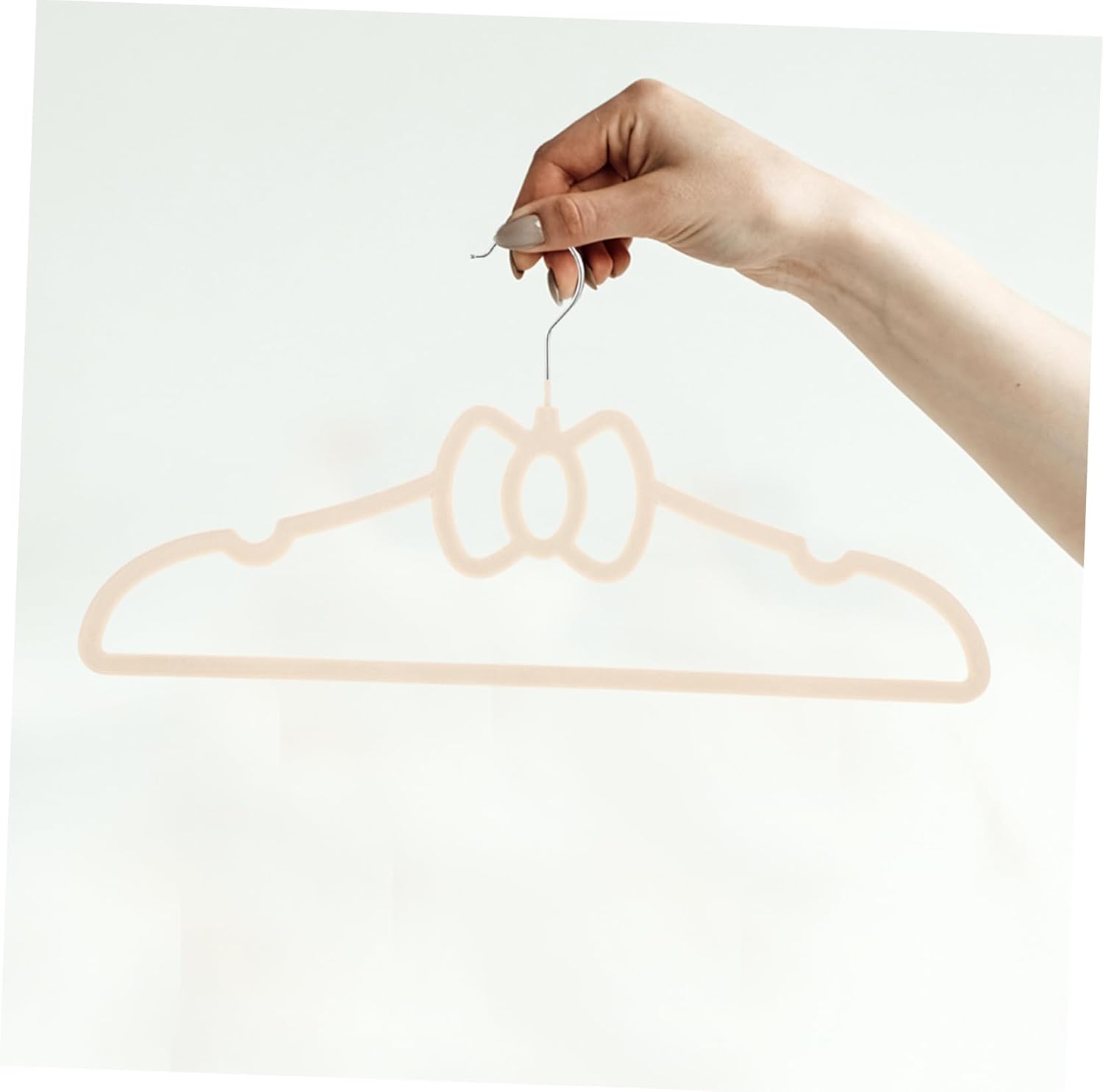 10pcs Non-Slip Bowknot Hangers for Coats and Dresses