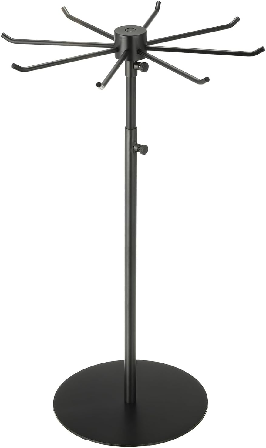 Uxcell Keychain Display Stand with 8 Hooks and 360 Degree Rotation
