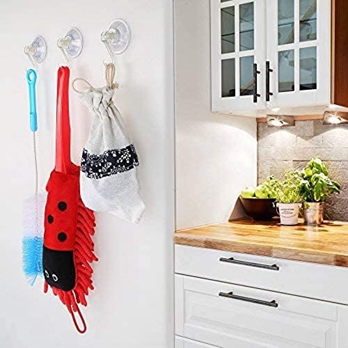 6 Pack Ultra Heavy Duty Suction Cup Hooks