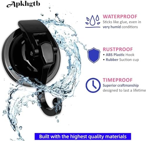 Suction Shower Hooks 2 Pack Strong Grip Wreath Hanger