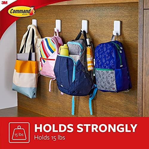 Command X-Large Hooks 2 Pack Damage Free Wall Hanging Strips