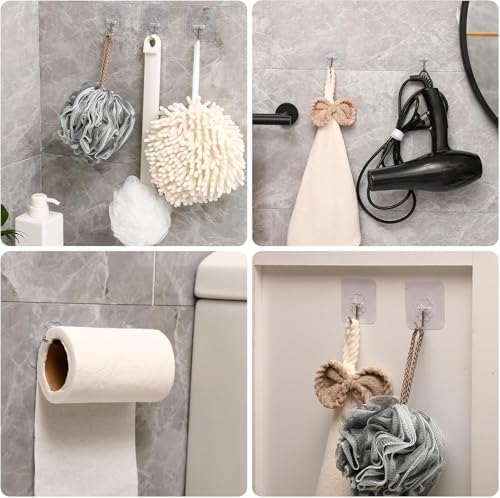 30 Pack Heavy Duty 13lb Self Adhesive Hooks