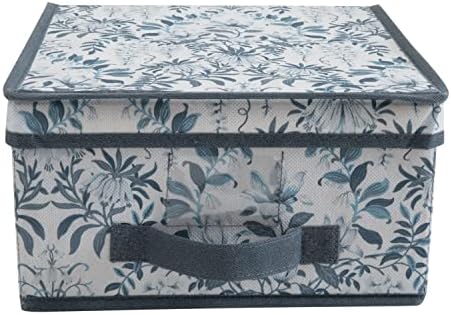 Laura Ashley Medium Storage Box 11x12x6 Foldable Closet Organizer