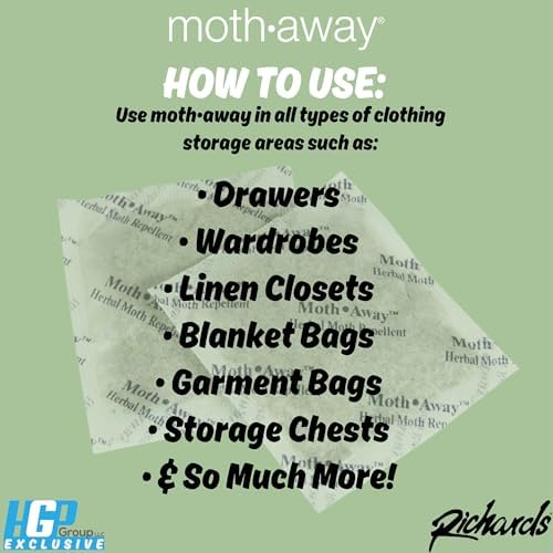 Richards Moth Away Herbal Value Pack 72 Sachets