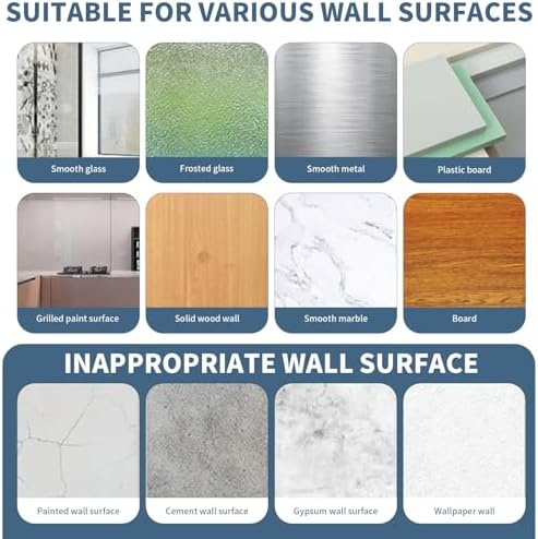 Suction Cup Hooks 4 Pack Reusable and Powerful for Shower and Kitchen Use