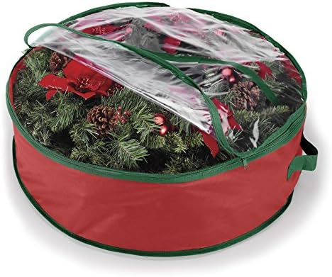 Whitmor Wreath and Garland Storage Bag for 30 Inch Wreaths