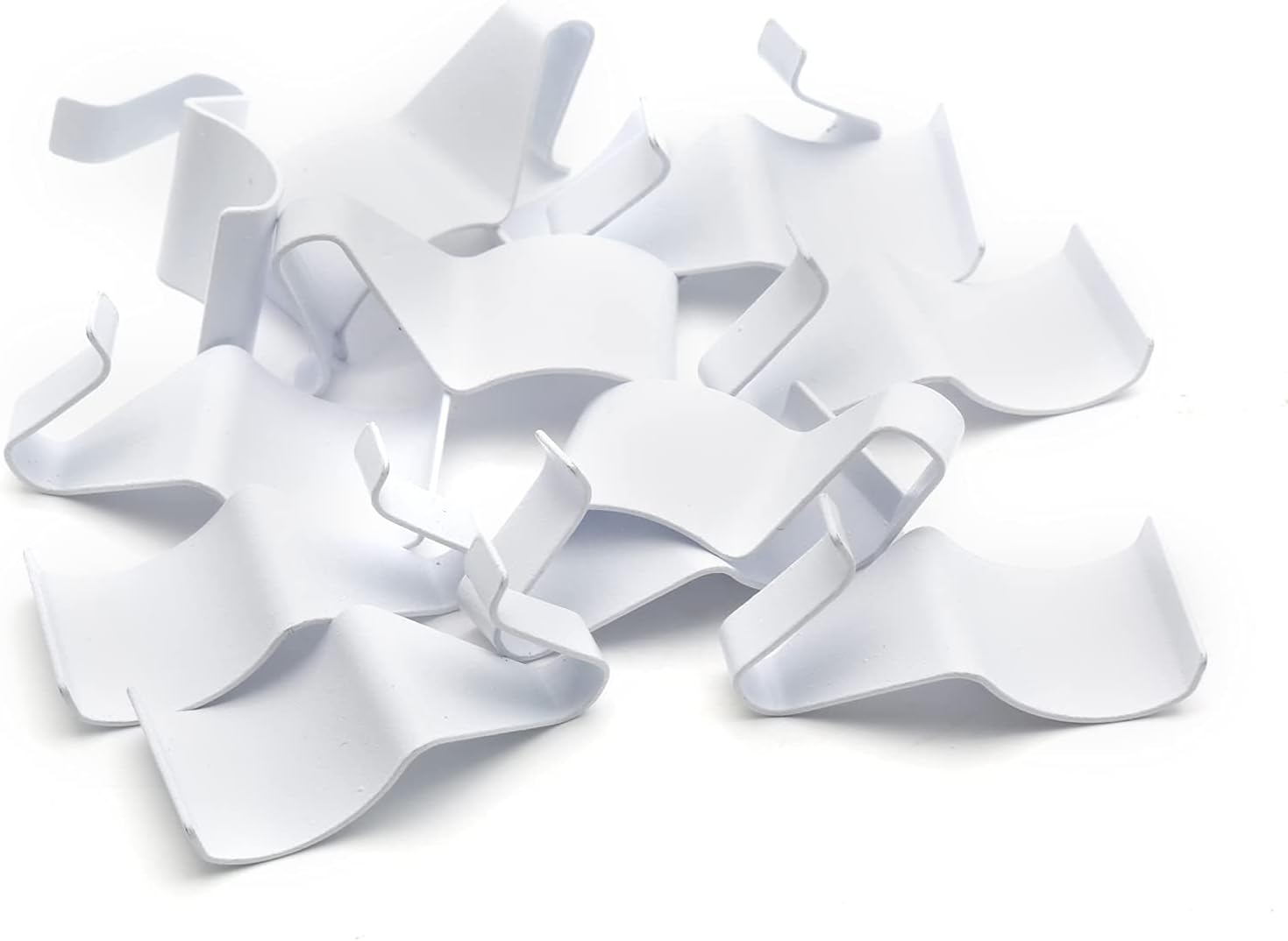 24 Pack White Vinyl Siding Hooks for Outdoor Use
