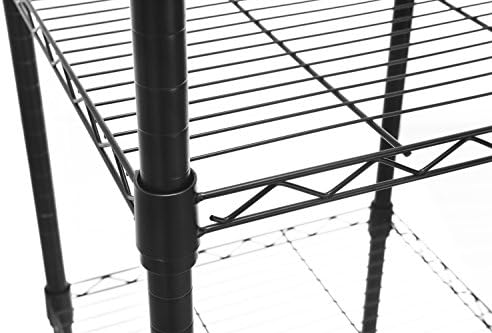 HollyHOME 5 Shelves Adjustable Steel Shelving Rack