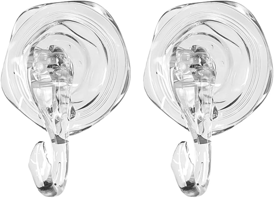 2PCS Suction Cup Hanger Heavy Duty 2kg Capacity Wreath Holder