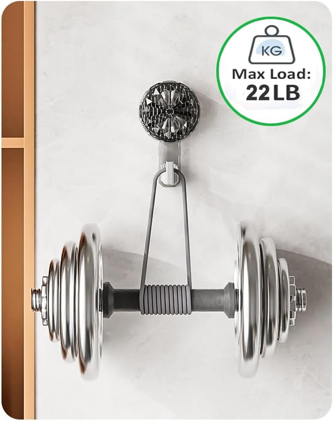 3 Pack Vacuum Rotation Suction Cup Hook 44 LB Heavy Duty Wreath Holder for Window Glass Doors Tiles Welcome Sign