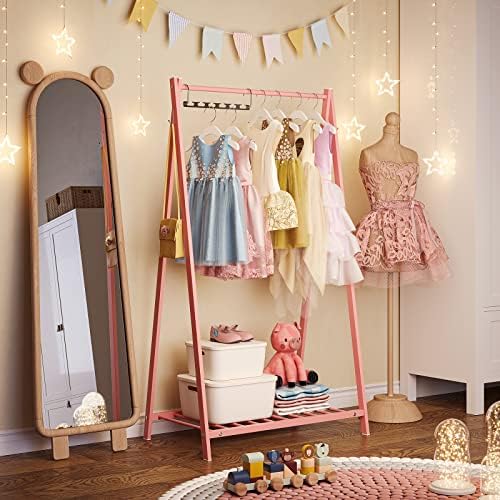 Bestier Kids Clothing Rack - Pink