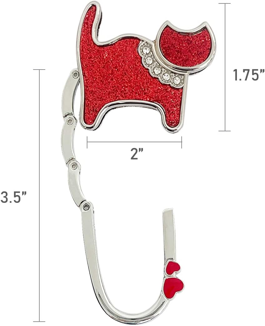 Wrapables Red Cat Purse Hook Hanger