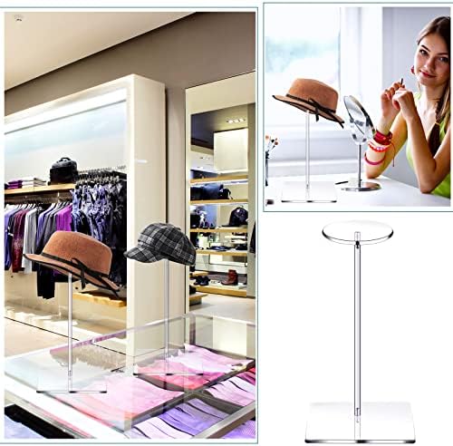 Chunful 4 Piece Acrylic Hat Stand Display Rack