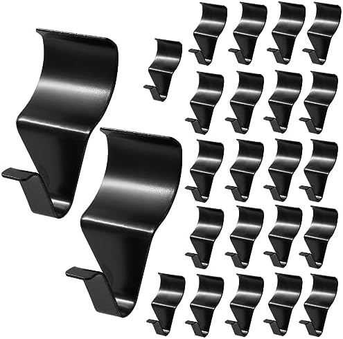 Stainless Steel Vinyl Siding Hooks 24 Pcs Black