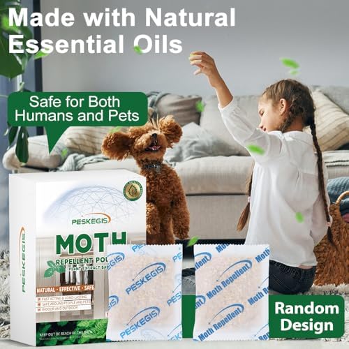 10 Pack Natural Moth Repellent Pouches