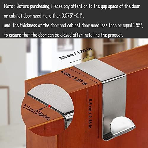 IZUS 20 Hook Bag Organizer Holder for Closet and Door 2Pcs